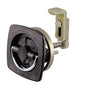 Perko Flush Latch  NonLocking  25 x 25 wOffset Adjustable Cam Bar 0932DP2BLK