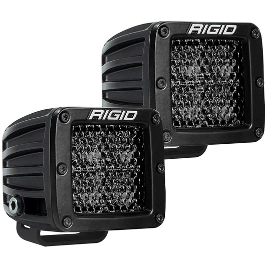RIGID Industries DSeries Pro Spot Diffused Midnight Surface Mount  Pair 202513BLK