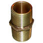 GROCO Bronze Pipe Nipple  1 NPT PN1000