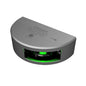 Lopolight Series 301001  Starboard Sidelight  2NM  Vertical Mount  Green  Silver Housing  301001