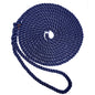 New England Ropes 38 Premium 3Strand Dock Line  Navy Blue  25 C60531200025