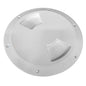 SeaDog QuarterTurn Textured Deck Plate wInternal Collar  White  8 3363821