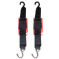 Rod Saver Quick Release Trailer TieDown wVinyl Pad  2 x 2  Pair QRTD2VP