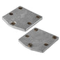 Tecnoseal Aluminum Mercury Zeus Pod Trim Tab Anode Kit wHardware KIT843AL