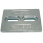 Tecnoseal Mini Magnesium Plate Anode 6 x 4 x 12 TECDIVERSSMG