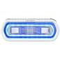 RIGID Industries SRL Series Marine Spreader Light  White Surface Mount  White Light wBlue Halo 51101