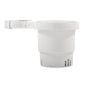 Camco ClampOn Rail Mounted Cup Holder  Small for Up to 114 Rail  White  53086