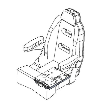 TACO Low Profile Adjustable Seat Slide M201013A