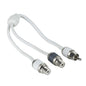 TSpec V10 Series RCA Audio Y Cable  2 Channel  1 Male to 2 Females V10RY2