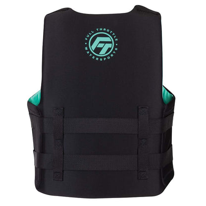 Full Throttle Adult RapidDry Life Jacket  SM  AquaBlack 14210050503022