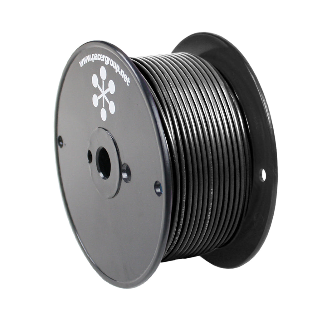 Pacer Black 8 AWG Primary Wire  250  WUL8BK250
