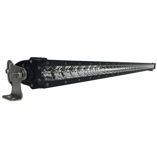 Black Oak 40 Single Row LED Light Bar  Combo Optics  Black Housing  Pro Series 30 40CS5OS